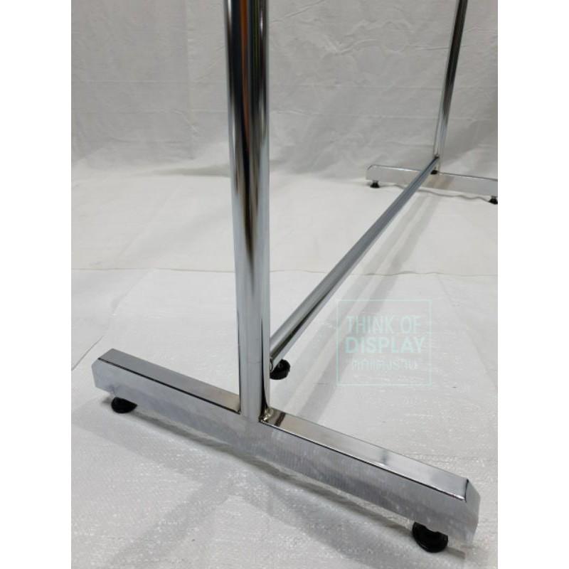 ราวแขวนเสื้อหนาพิเศษ ราวโชว์เสื้อ Heavy duty ยาว 1ม./1.2ม./1.5ม. - thumbnail 6