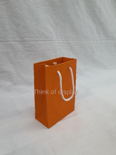 ถุงกระดาษหูเชือก #8 ถุงกระดาษสี แพ็คละ 50 ใบ - thumbnail 9