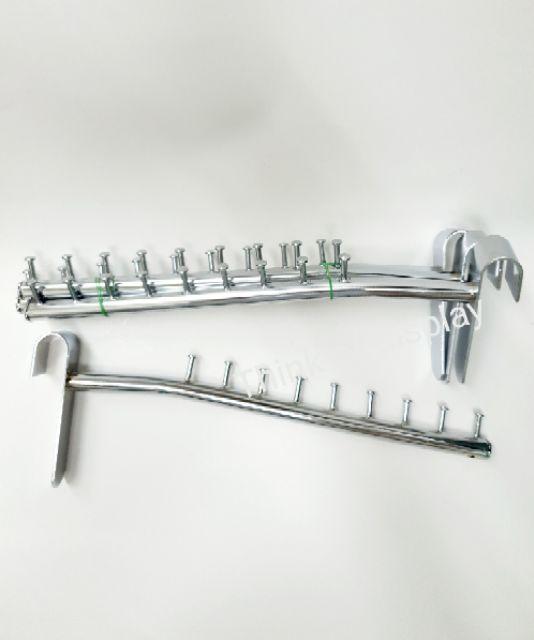 แขนเกี่ยวราวกลม  แขนเกาะราว AR906 ฮุกเกี่ยวเหล็กกลม 9 ปุ่ม 1 อัน - thumbnail 4