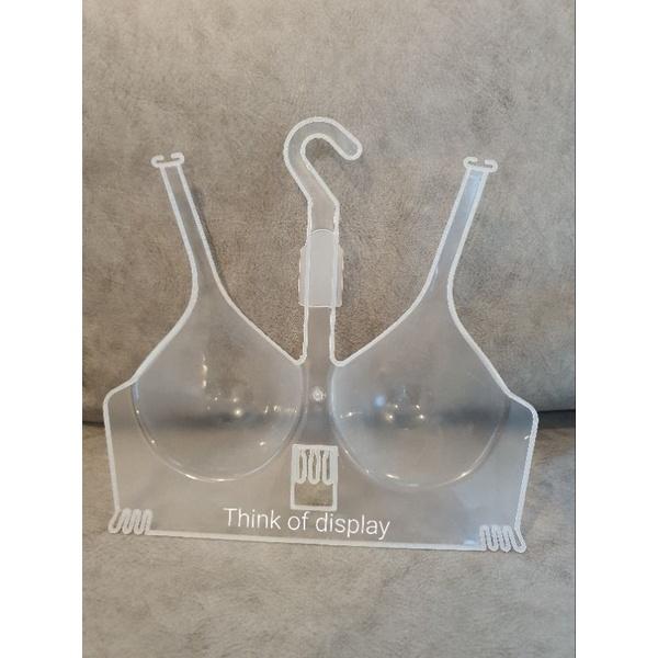 ไม้แขวนชุดชั้นใน โครงโชว์เสื้อใน พลาสติกใส แพ็คละ 6 ชิ้น/12 ชิ้น - thumbnail 7