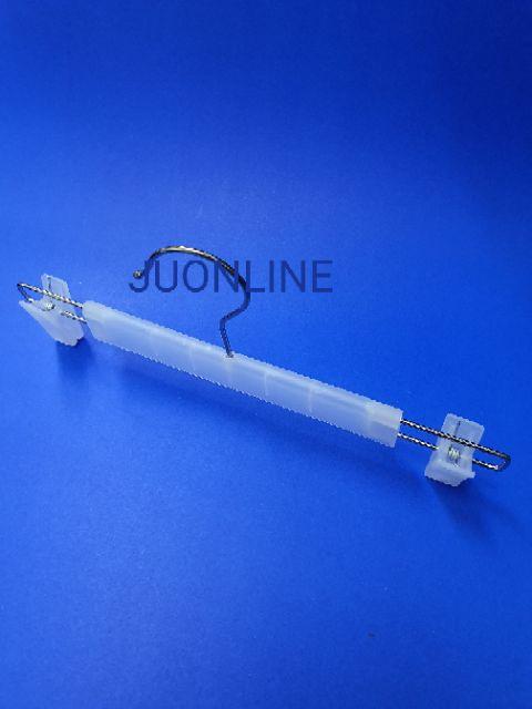 ไม้แขวนกางเกง ไม้หนีบกางเกง ไม้หนีบกระโปรง No.1200 สีดำ/สีใสขุ่น แพ็คละ 12 ชิ้น - thumbnail 3