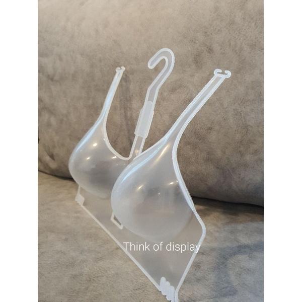 ไม้แขวนชุดชั้นใน โครงโชว์เสื้อใน พลาสติกใส แพ็คละ 6 ชิ้น/12 ชิ้น - thumbnail 8