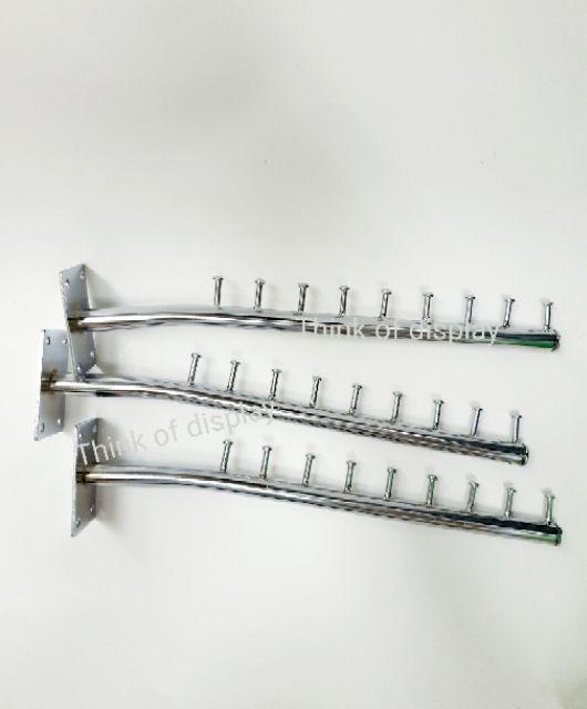 แขนติดผนัง 9ปุ่ม พร้อมชุดยึด แขนแขวนผ้า 9ปุ่ม 1 ชิ้น - thumbnail 2