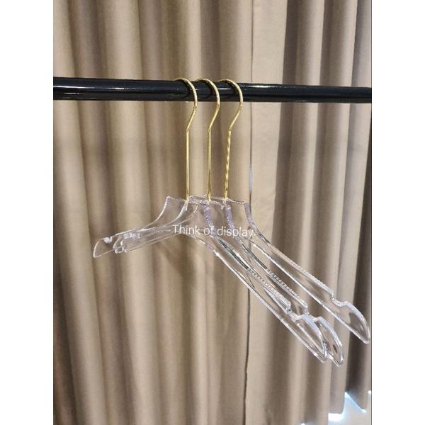 ไม้แขวนเสื้อพลาสติกใส PP04  แพ็คละ 6 อัน/แพ็คละ 12 อัน - thumbnail 6