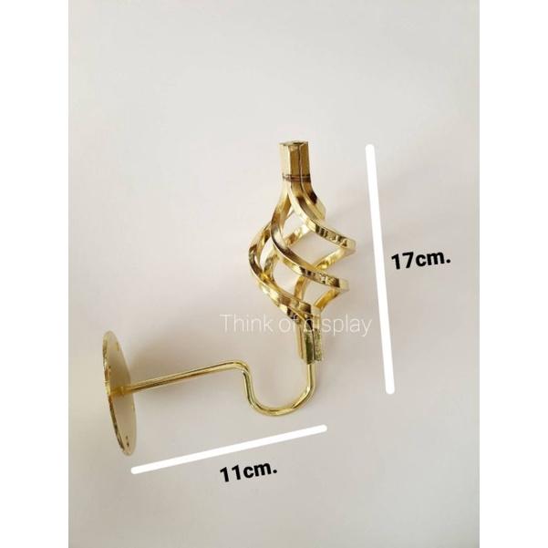 ตะขอติดผนังสีทอง ที่ติดผนังสีทอง#666  ตะขอแขวนเสื้อ - thumbnail 7