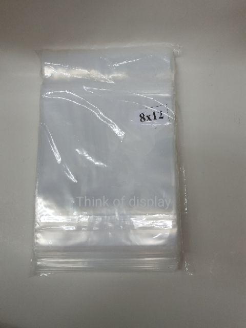 ถุงซิปล็อคหูเจาะ ก้นถุงขยาย ถุงเกรด A แพ็ค 1 กิโลกรัม - thumbnail 6