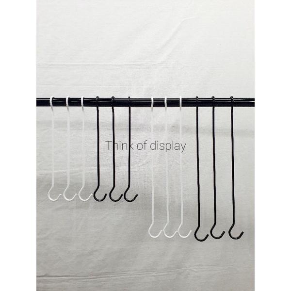 ตะขอโชว์สินค้า ตะขอแขวนไม้แขวนเสื้อ ตกแต่งราวแขวนเสื้อ 1 อัน - thumbnail 6