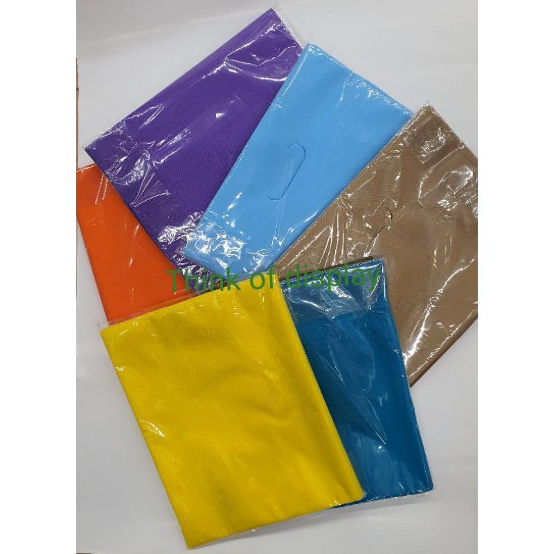 ถุงผ้าสปันบอนด์ ถุงผ้าใหม่ แพ็คละ 15 ใบ