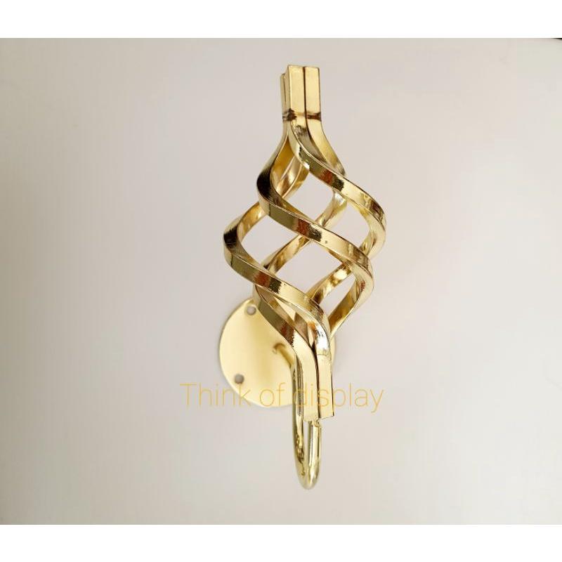 ตะขอติดผนังสีทอง ที่ติดผนังสีทอง#666  ตะขอแขวนเสื้อ - thumbnail 2