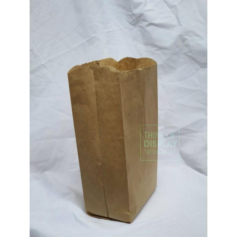 ถุงกระดาษใส่อาหาร ถุงกระดาษMG แพ็คละ 100 ใบ - thumbnail 3