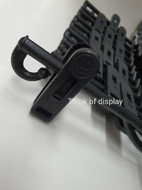 ไม้หนีบกางเกงกระโปรง ไม้แขวนกางเกง ไม้แขวนมีหนีบ No.59 No.599 แพ็คละ 12 อัน - thumbnail 7