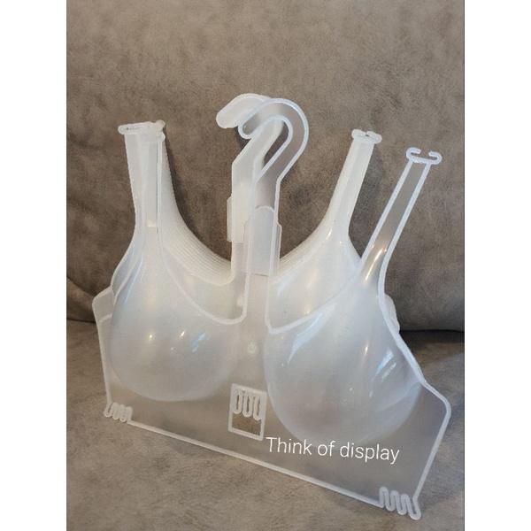 ไม้แขวนชุดชั้นใน โครงโชว์เสื้อใน พลาสติกใส แพ็คละ 6 ชิ้น/12 ชิ้น - thumbnail 3