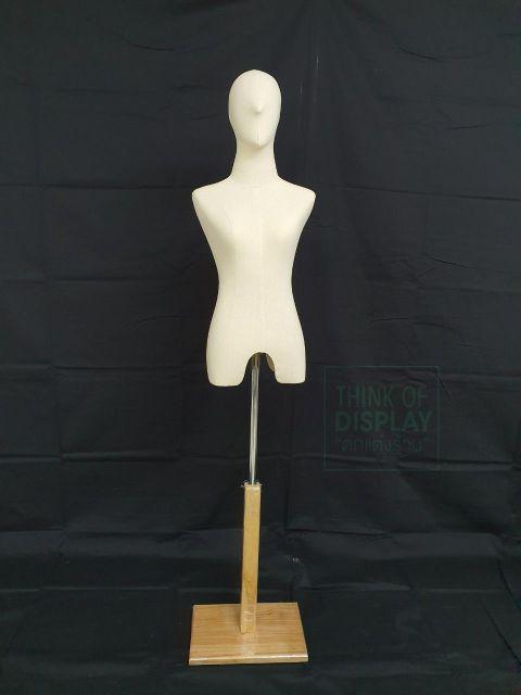 หุ่นผ้าหญิงมีหัวขาไม้ หุ่นผ้าขาไม้ชายมีหัว หุ่นโชว์ขาไม้มีหัว - thumbnail 3