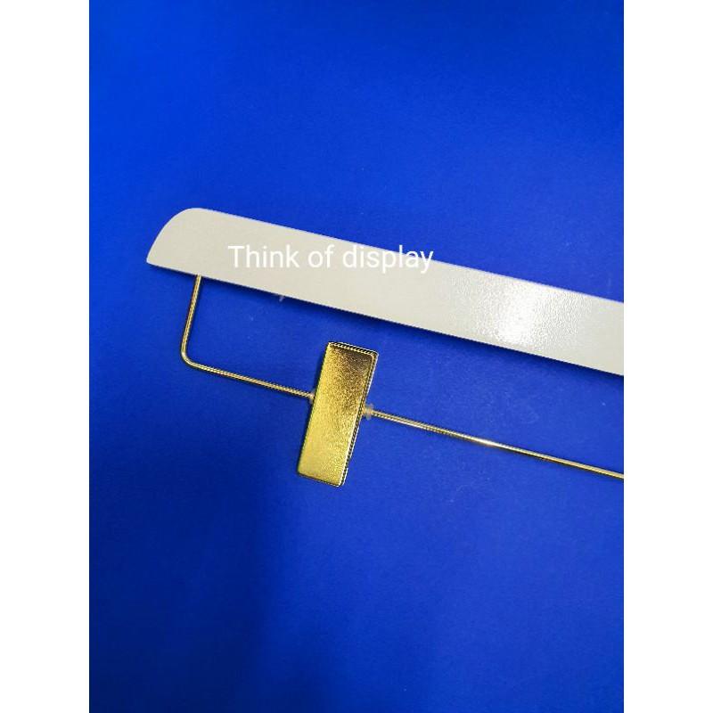 ไม้แขวนกางเกง ไม้สีขาว DU08-w ไม้หนีบกางเกง กระโปรง (แพ็ค 6 อัน/12 อัน) - thumbnail 5