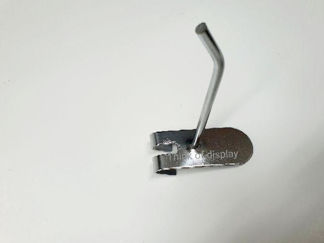 ตะขอเกี่ยวตะแกรง ฮุกเกี่ยวตะแกรง ตะขอแขวนของอย่างหนาชุบโครเมี่ยม ขนาด 4"/6"/8"/10"/12" แพ็ค 12 อัน - thumbnail 2