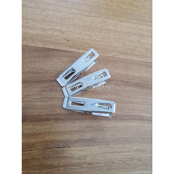 กิ๊บหนีบผ้า กิ๊บแสตนเลส แพ็คละ 20 อัน - thumbnail 2