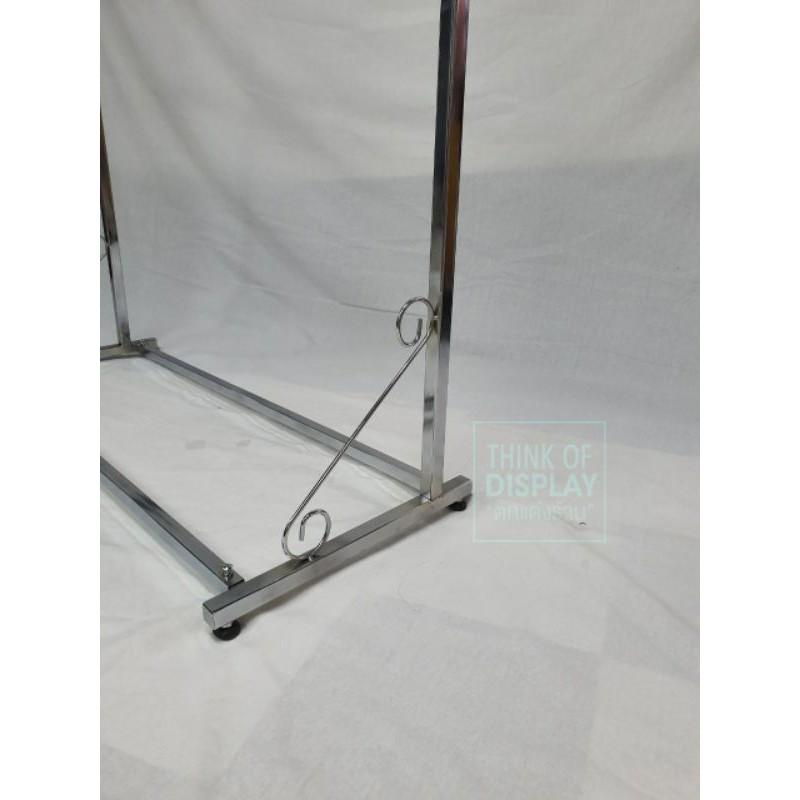 ราวเหล็กโชว์เสื้อ 3 แขนวินเทจ ราว 3 แขนขาม้วน - thumbnail 4