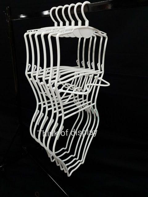 ไม้แขวนชุดว่ายน้ำ โครงโชว์ชุดว่ายน้ำ แพ็คละ 6 อัน - thumbnail 2