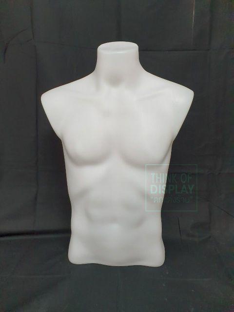 หุ่นพลาสติกชายโชว์เสื้อ หุ่นตั้งโต๊ะ หุ่นครึ่งท่อนชาย หุ่นชายครึ่งตัว หุ่นพลาสติกอย่างดี - thumbnail 6