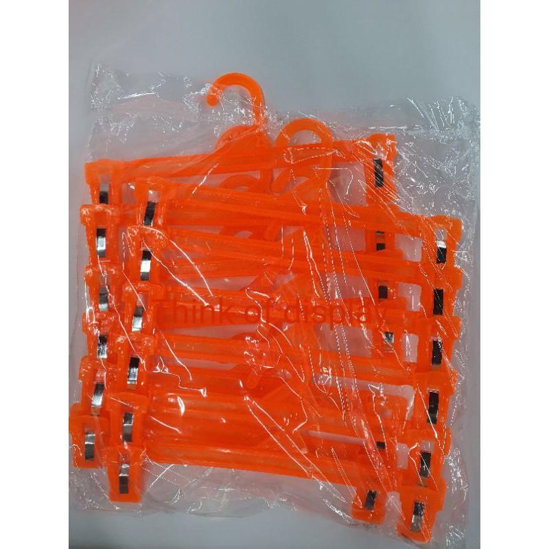 ไม้แขวนกางเกง ไม้หนีบกางเกง ไม้หนีบกระโปรง 707 แพ็คละ 12ชิ้น - thumbnail 4