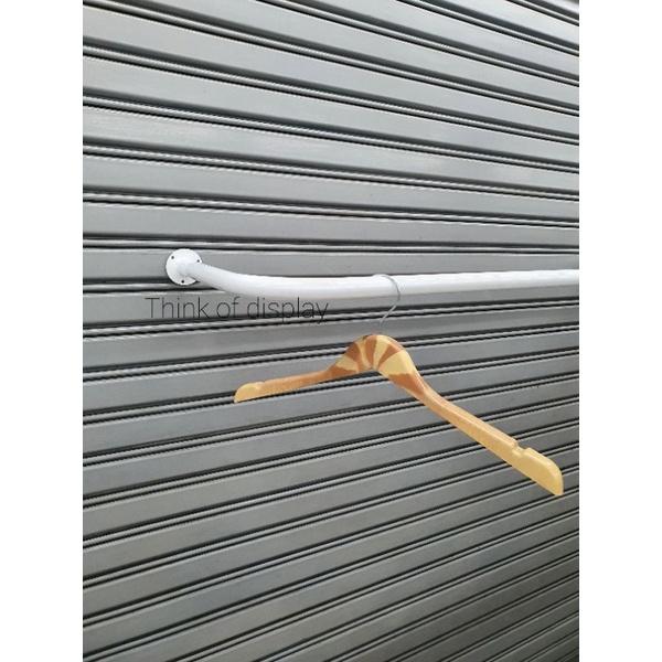 ราวยึดผนัง ราวแขวนเสื้อผ้าติดผนัง ความยาว 100cm. - thumbnail 7