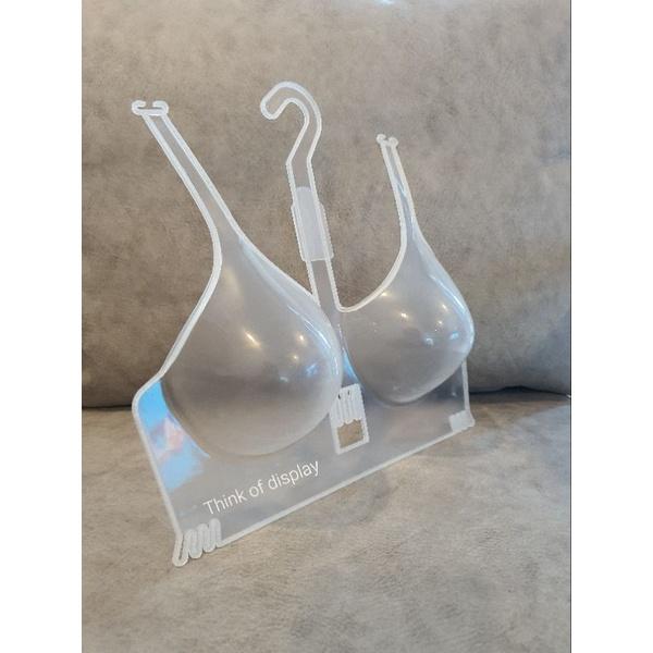 ไม้แขวนชุดชั้นใน โครงโชว์เสื้อใน พลาสติกใส แพ็คละ 6 ชิ้น/12 ชิ้น - thumbnail 9