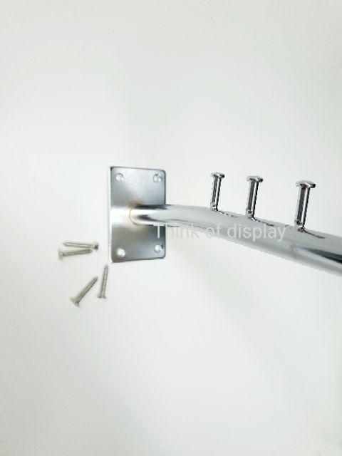 แขนติดผนัง 9ปุ่ม พร้อมชุดยึด แขนแขวนผ้า 9ปุ่ม 1 ชิ้น - thumbnail 4