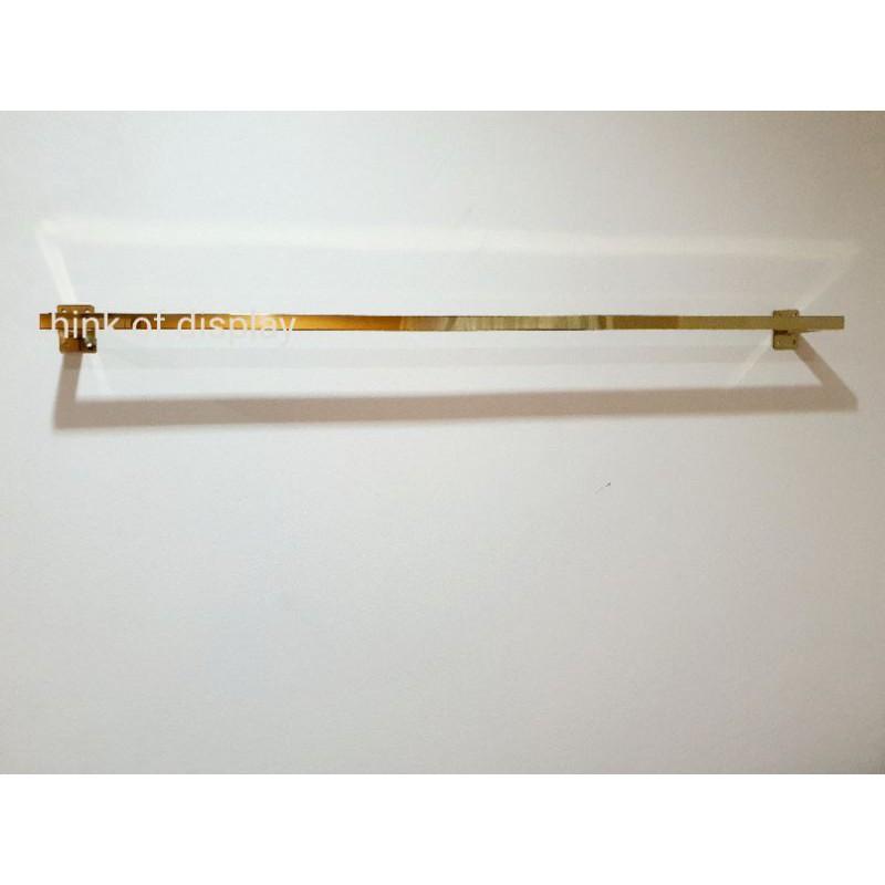 ราวแขวนเสื้อติดผนัง สีทอง ที่แขวนผ้าติดผนัง - thumbnail 4