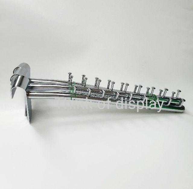 แขนเกี่ยวราวกลม  แขนเกาะราว AR906 ฮุกเกี่ยวเหล็กกลม 9 ปุ่ม 1 อัน - thumbnail 5