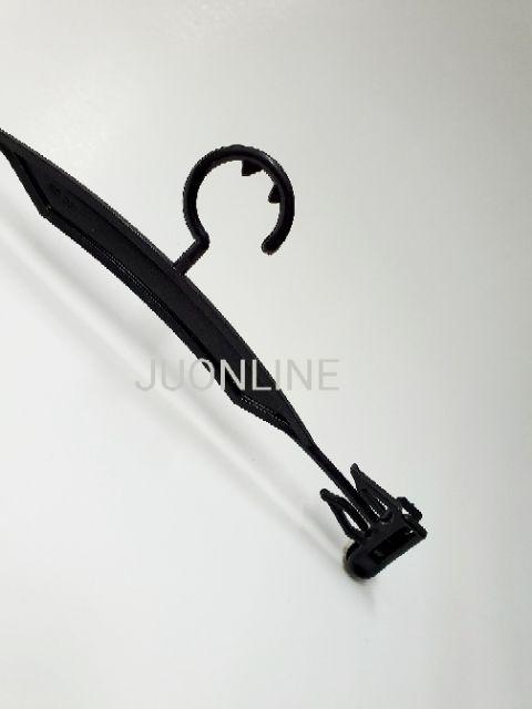 ไม้แขวนชุดชั้นใน ไม้หนีบชุดชั้นใน ดำ มีป้ายและไม่มีป้าย 007 แพ็คละ 12 ชิ้น - thumbnail 2