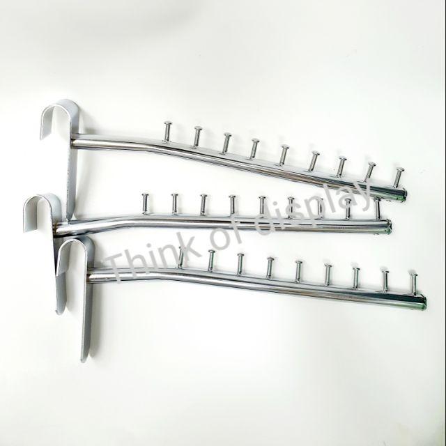 แขนเกี่ยวราวกลม  แขนเกาะราว AR906 ฮุกเกี่ยวเหล็กกลม 9 ปุ่ม 1 อัน