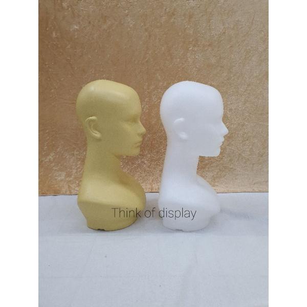 หัวหุ่นพลาสติกหญิง หัวหุ่นโชว์วิก หุ่นโชว์หมวก หัวหุ่นโชว์ - thumbnail 8