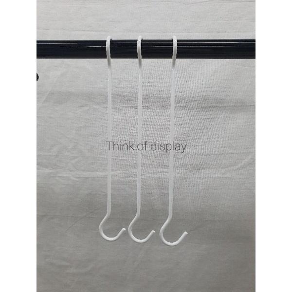 ตะขอโชว์สินค้า ตะขอแขวนไม้แขวนเสื้อ ตกแต่งราวแขวนเสื้อ 1 อัน - thumbnail 8