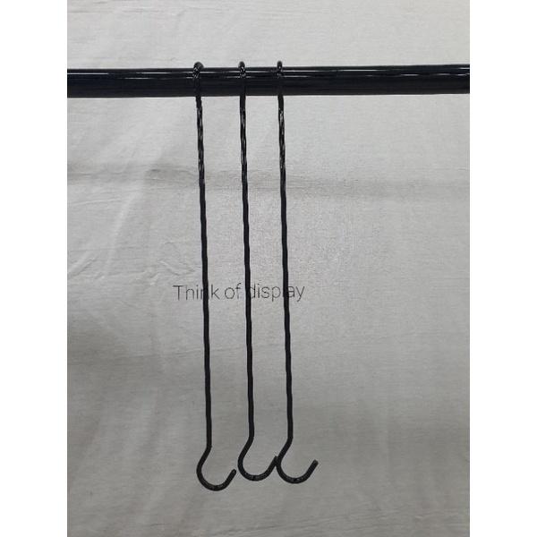 ตะขอโชว์สินค้า ตะขอแขวนไม้แขวนเสื้อ ตกแต่งราวแขวนเสื้อ 1 อัน - thumbnail 4