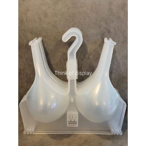 ไม้แขวนชุดชั้นใน โครงโชว์เสื้อใน พลาสติกใส แพ็คละ 6 ชิ้น/12 ชิ้น - thumbnail 4