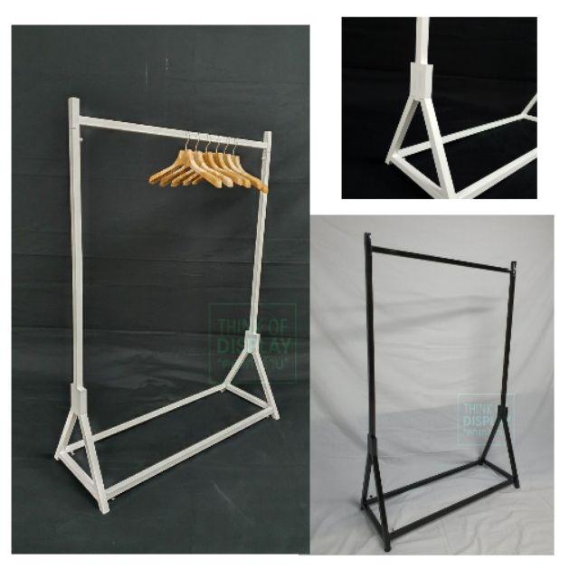 ราวแขวนผ้า ราวเดี่ยวขาแฉก ยาว 1 เมตร