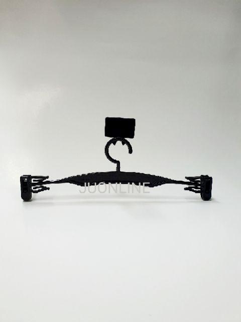 ไม้แขวนชุดชั้นใน ไม้หนีบชุดชั้นใน ดำ มีป้ายและไม่มีป้าย 007 แพ็คละ 12 ชิ้น - thumbnail 5