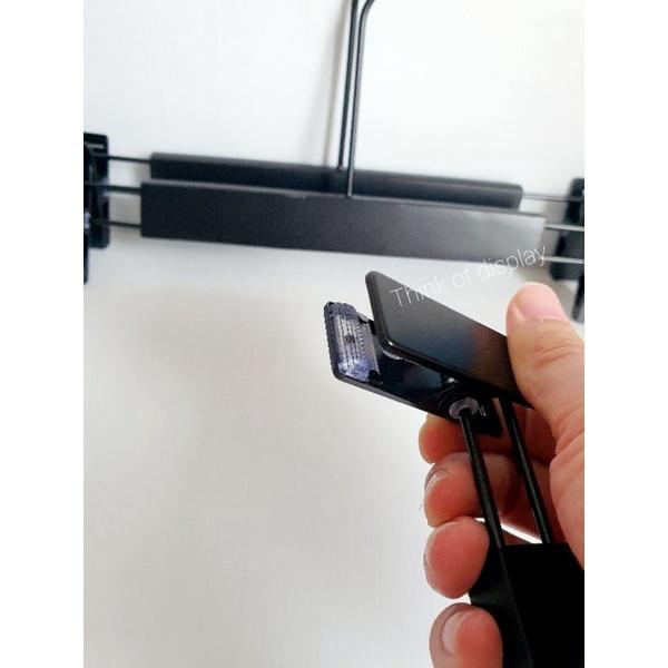 ไม้หนีบกางเกง วัสดุไม้แท้เคลือบสีดำ สำหรับผู้ใหญ่ แพ็คละ 6 อัน/แพ็คละ 12 อันถ - thumbnail 3