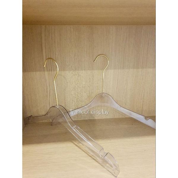 ไม้แขวนเสื้อพลาสติกใส ไม้หนีบกางเกงพลาสติกใส PS แพ็คละ 6 อัน/แพ็คละ 12อัน - thumbnail 9