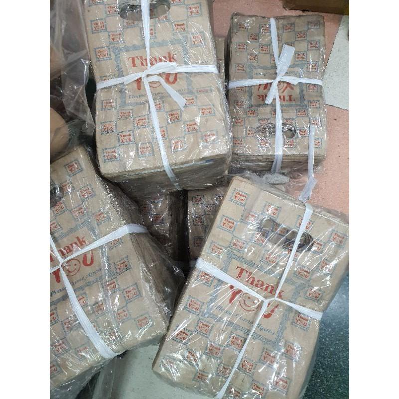 ถุงกระดาษหูเจาะ แนวย้อนยุค ราคาถูก  แพ็คละ 100 ใบ - thumbnail 3