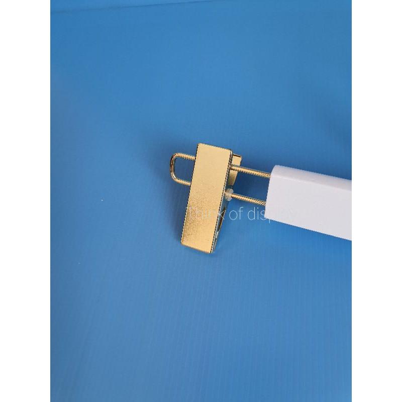 ไม้แขวนกางเกงไม้แท้สีขาว หนีบกางเกงไม้แท้สีขาว DU07 - thumbnail 6