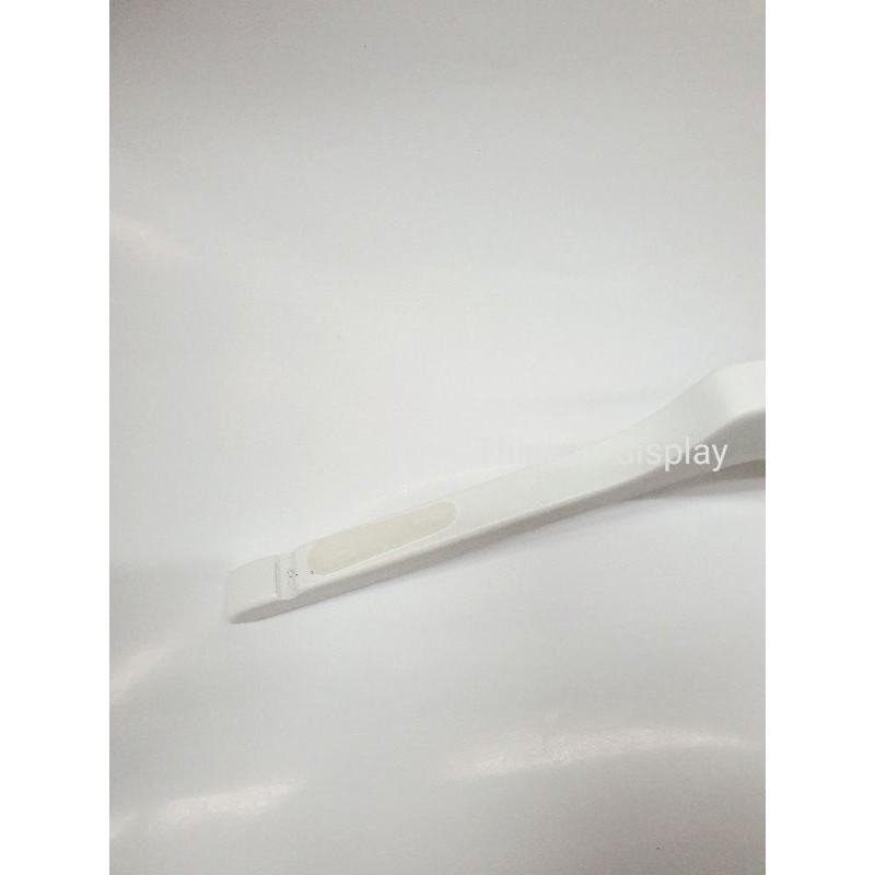 ไม้แขวนเสื้อไม้สีขาว รุ่นหนา ตะขอยาวสีทอง/ตะขอคอ C สีโรสโกลด์ แพ็คละ 12อัน - thumbnail 4