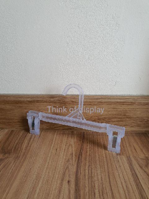 ไม้แขวนพลาสติกหนีบกางเกง ไม้แขวนกางเกง ไม้แขวนพลาสติก 707 แพ็คละ 12 อัน - thumbnail 6