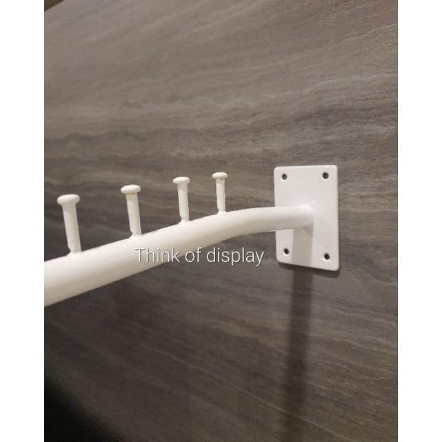 แขนติดผนัง 9 ปุ่ม สีขาว 1 อัน - thumbnail 3