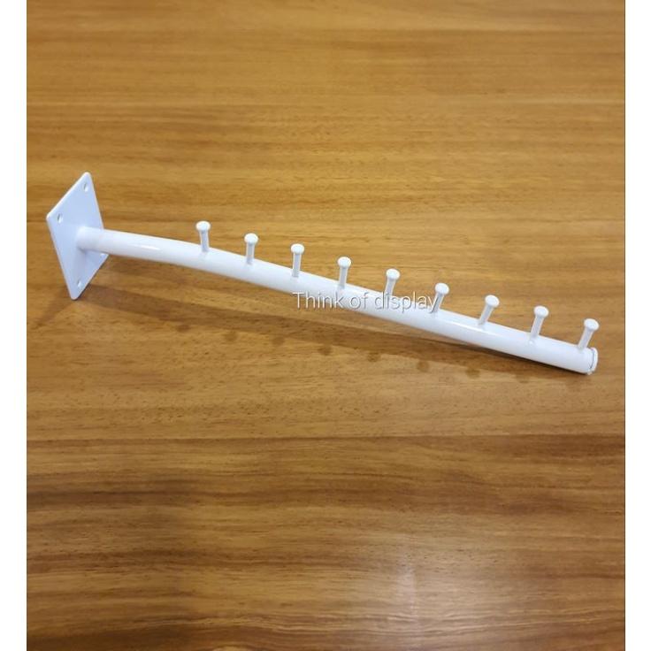 แขนติดผนัง 9 ปุ่ม สีขาว 1 อัน - thumbnail 2