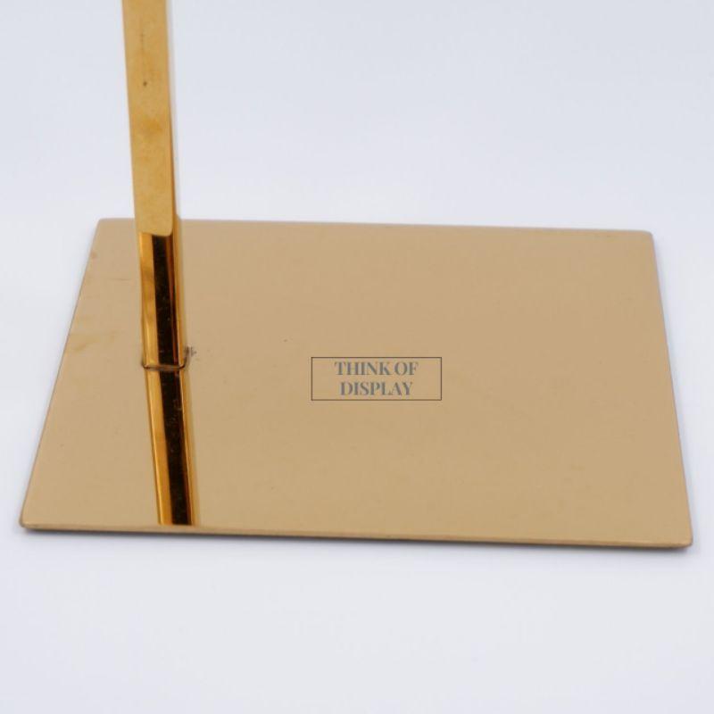 แสตนโชว์กระเป๋า 009 ที่แขวนกระเป๋า แสตนเลสสีทอง - thumbnail 5