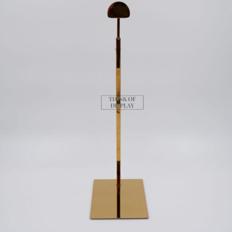 แสตนโชว์กระเป๋า 009 ที่แขวนกระเป๋า แสตนเลสสีทอง - thumbnail 6