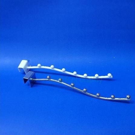 แขนเกี่ยวเหล็ก 7 ปุ่มลูกปืน 2 โค้ง แขนเกี่ยวสำหรับเหล็กแป๊บเหลี่ยมเล็กขนาด 0.5"×1"  1อัน - thumbnail 3