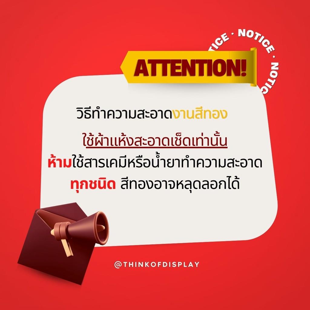 ราวแขวนผ้าติดผนังสีทอง ราวแขวนเสื้อยึดผนัง แสตนเลสสีทองเส้นกลม - thumbnail 2