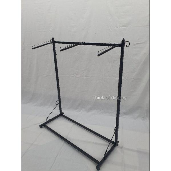 ราววินเทจ 3 แขนขาม้วน ราวโชว์เสื้อ ราวพร้อมแขนเกี่ยว - thumbnail 4